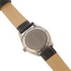 Ceas otel inoxidabil, curea piele neagra, 3ATM, mecanism Miyota Quartz