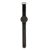 Ceas otel inoxidabil, curea neagra, 3ATM, mecanism Miyota Quartz