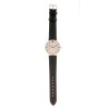 Ceas otel inoxidabil, curea piele neagra, 3ATM, mecanism Miyota Quartz