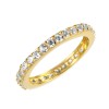Inel Eternity din argint 925 placat cu aur galben de 18K rodiat