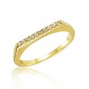 Inel Serenity din argint 925 placat cu aur galben de 18K rodiat Inel Serenity din argint 925 placat cu aur galben de 18K rodiat