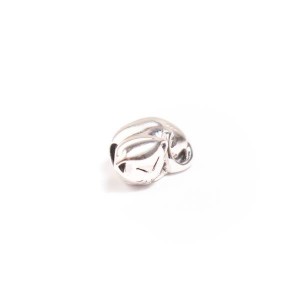 Talisman pisica  din argint 925 rodiat 