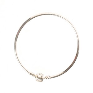 Bratara fixa circle of life, din argint 925, rodiat, cu inchidere clips