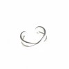 Cercel ear cuff din argint 925, placat cu rodiu