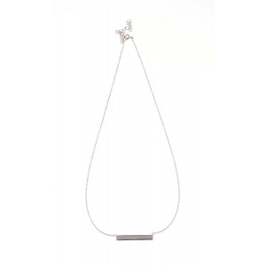 Colier din argint 925, rodiat, cu diamant