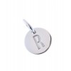 Pandantiv litera R, din argint 925, placat cu rodiu