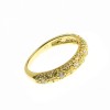 Inel Eternity din argint 925 placat cu aur galben de 18K rodiat cu zirconiu