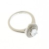 Inel Infinity din argint 925 rodiat cu zirconiu