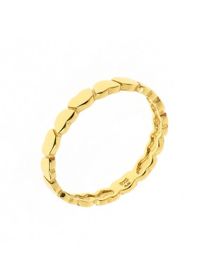 Clarity Ring Gold Plated Sterling Silver 