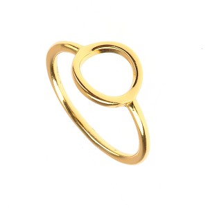 Inel Clarity din argint 925 placat cu aur galben 18 K rodiat