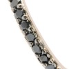 Inel Eternity din argint 925 rodiat si zirconiu negru Inel Eternity din argint 925 rodiat si zirconiu negru