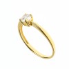 Inel Infinity din argint 925 rodiat placat cu aur galben 18 K cu zirconiu