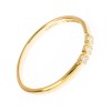 Inel Infinity din argint 925 rodiat placat cu aur galben 18 K cu zirconiu
