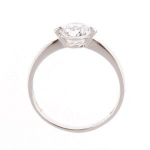 Inel Infinity din argint 925 rodiat cu zirconiu