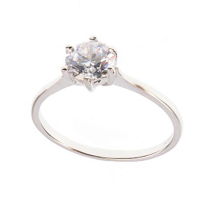 Inel Infinity din argint 925 rodiat cu zirconiu