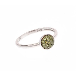 Inel  Serenity verde din argint 925 rodiat