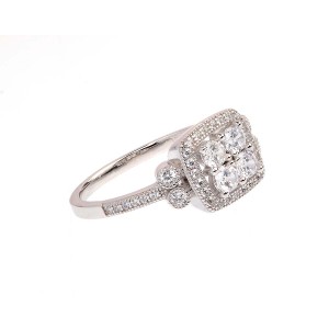 Inel  Infinity din argint 925 rodiat